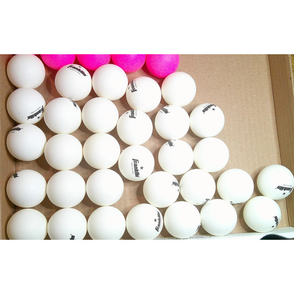 Ping Pong Balls - 44 Count Multiple Colors Pink, Green, Blue, Orange, White - Picture 3 of 3